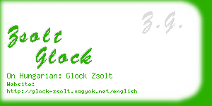 zsolt glock business card